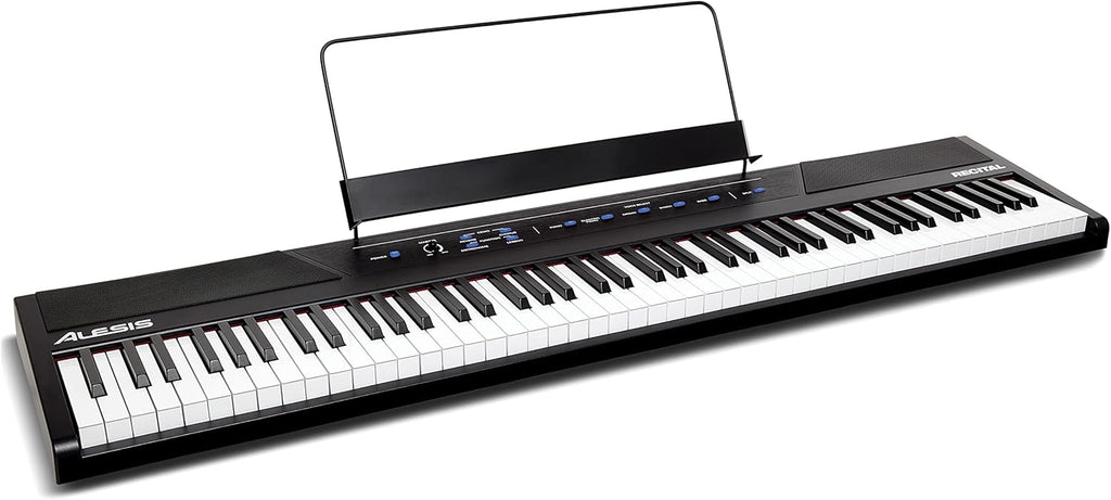 88 Key Digital Piano Keyboard with Semi Weighted Keys and 2x20W Speakers L659835