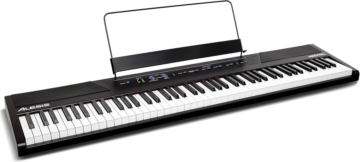 88 Key Digital Piano Keyboard with Semi Weighted Keys and 2x20W Speakers L659835
