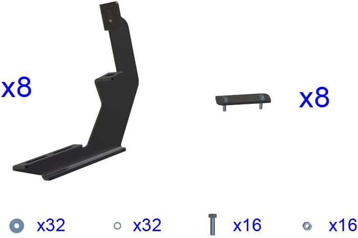 Blow Molding Boards Compatible with Chevy Silverado GMC Sierra 1500 2019-2021 Crew Cab F24018