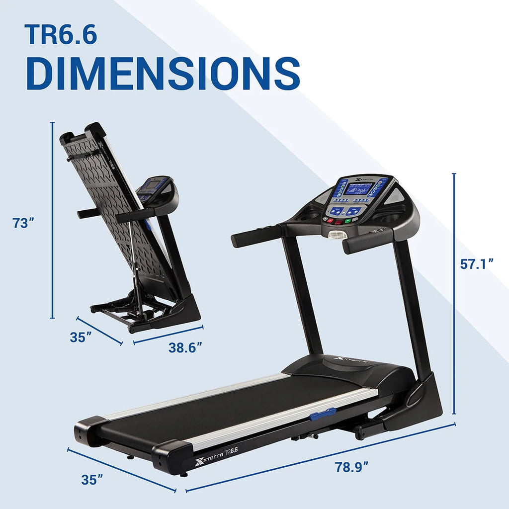 Folding Treadmill with Heart Rate Chest Strap O6610