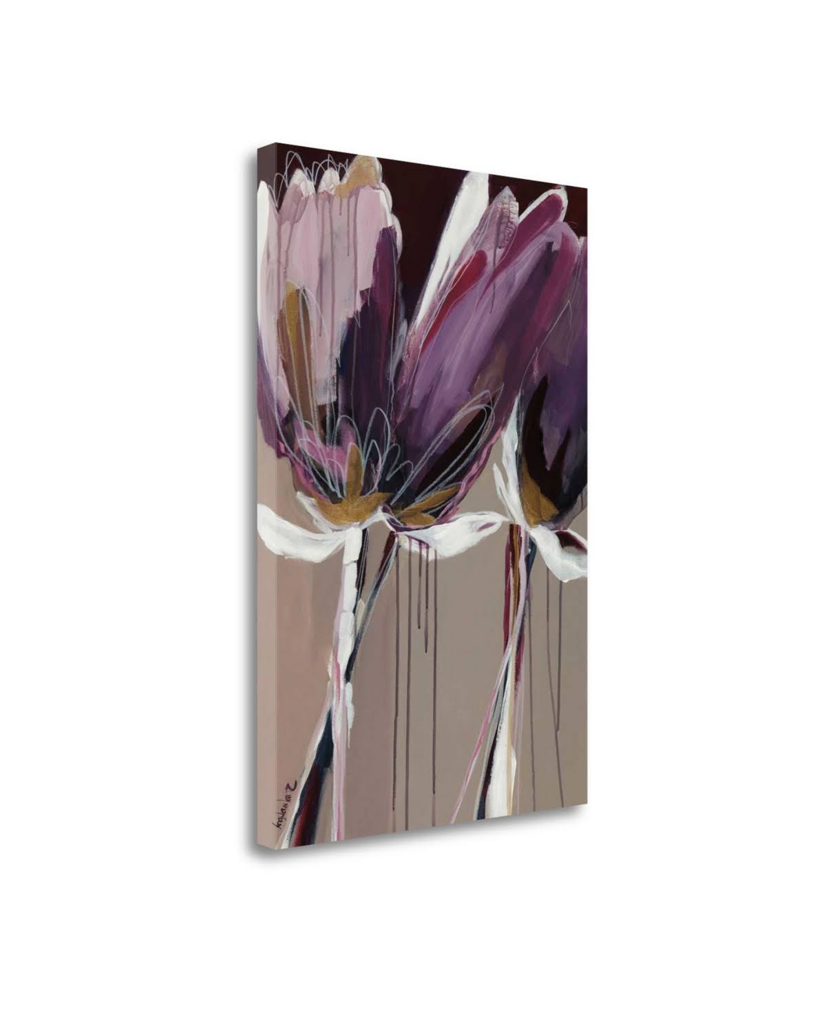 Aubergine Giclee Print on Gallery Wrap Canvas B148880