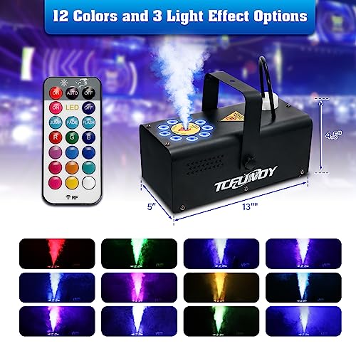 500W Fog Machine with 9 LED Lights G381