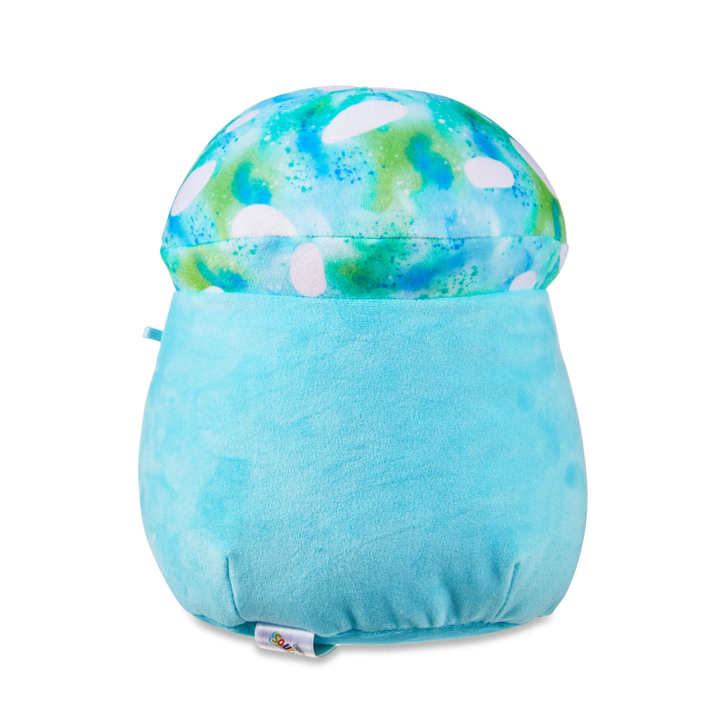 Teal Tie Dye Mushroom Plush Toy L8162
