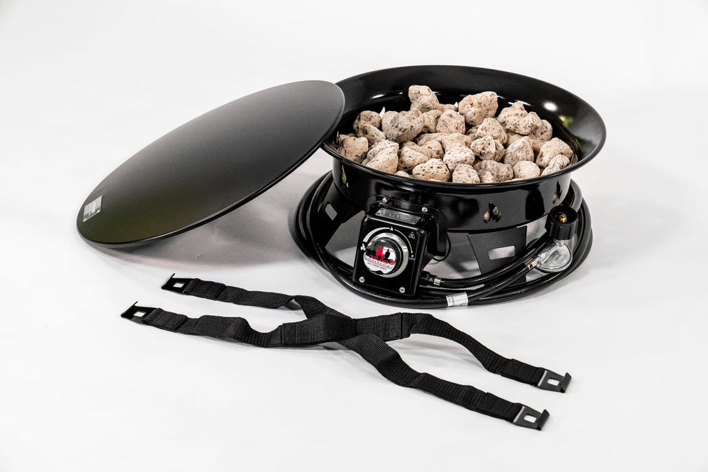 Portable Propane Fire Pit with Cover & Carry Kit V565259