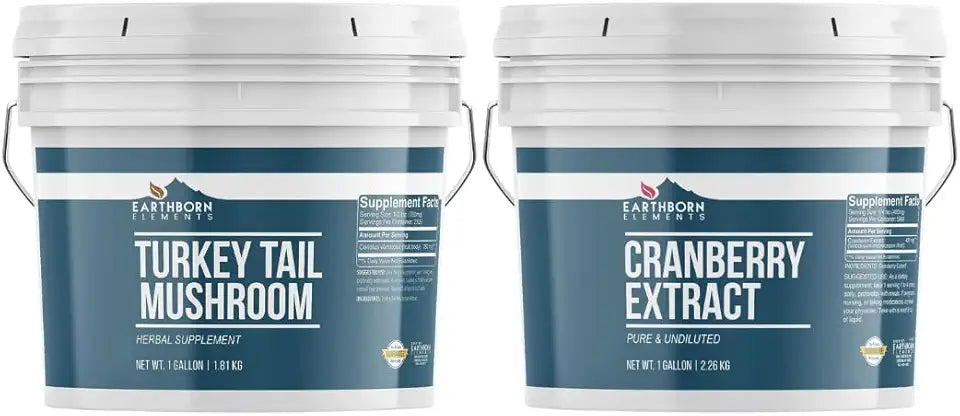 Turkey Tail Mushroom and Cranberry Extract Herbal Supplements F392