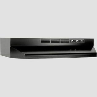 Black Non-Ducted Under Cabinet Range Hood Y8962