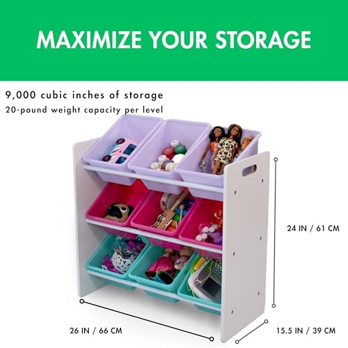 12-Bin Toy Organizer with Chalkboard L5682
