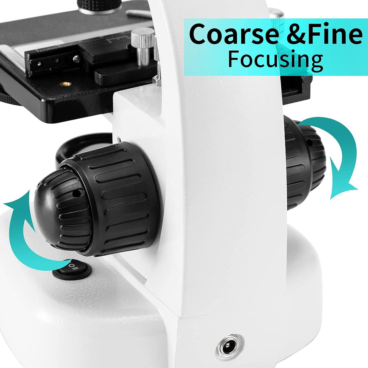 Compound Binocular Microscope, 40X-2000X Magnification, LED Illumination, Two-Layer Mechanical Stage Z8344