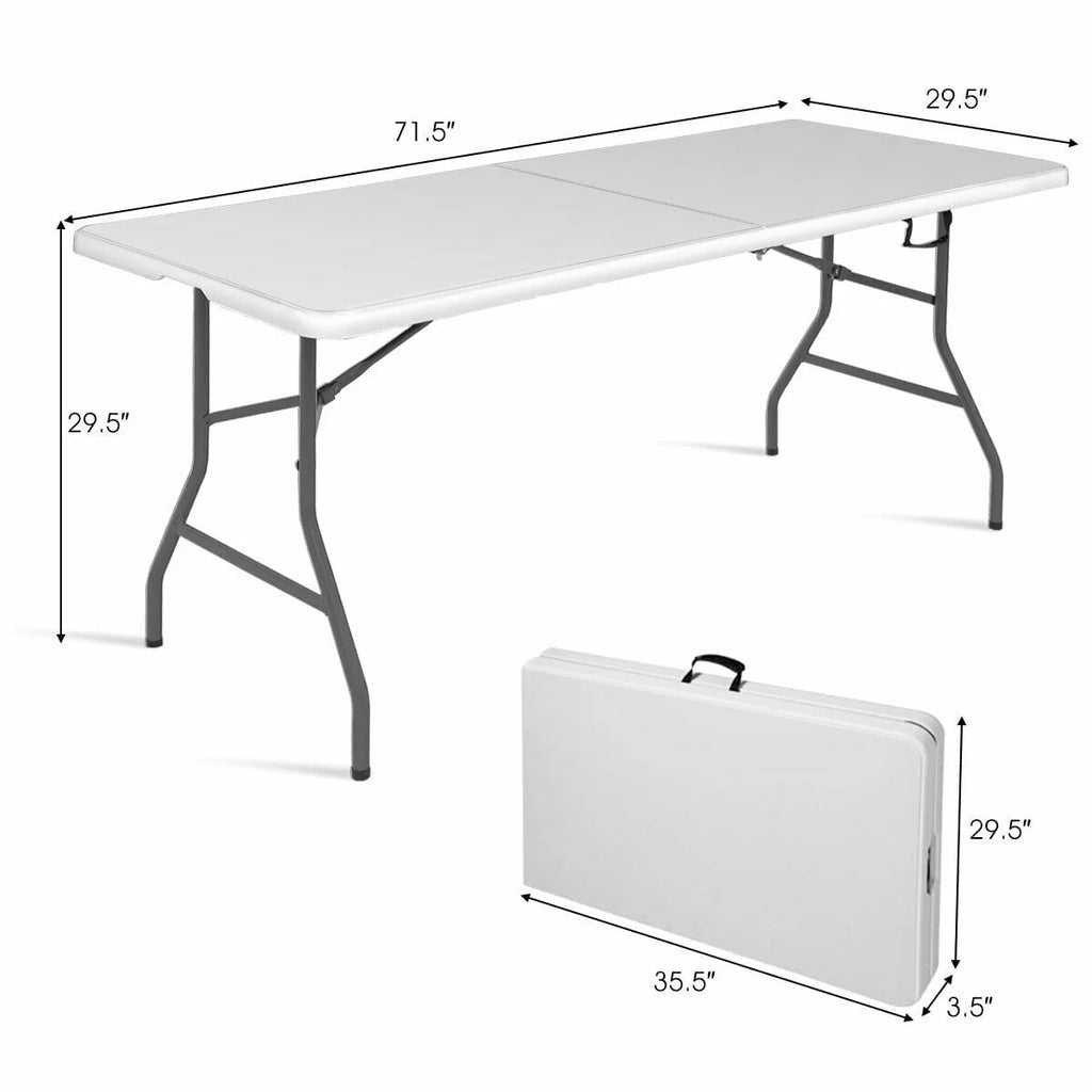 6' Folding Plastic Table X6634