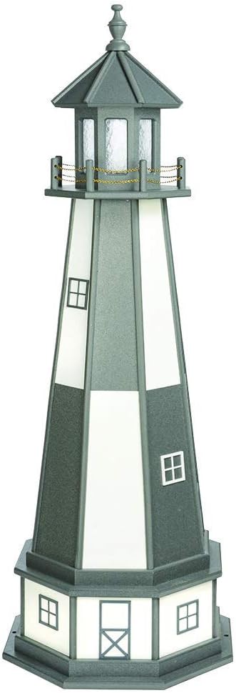 Decorative Lighthouse with Base Wood E16995
