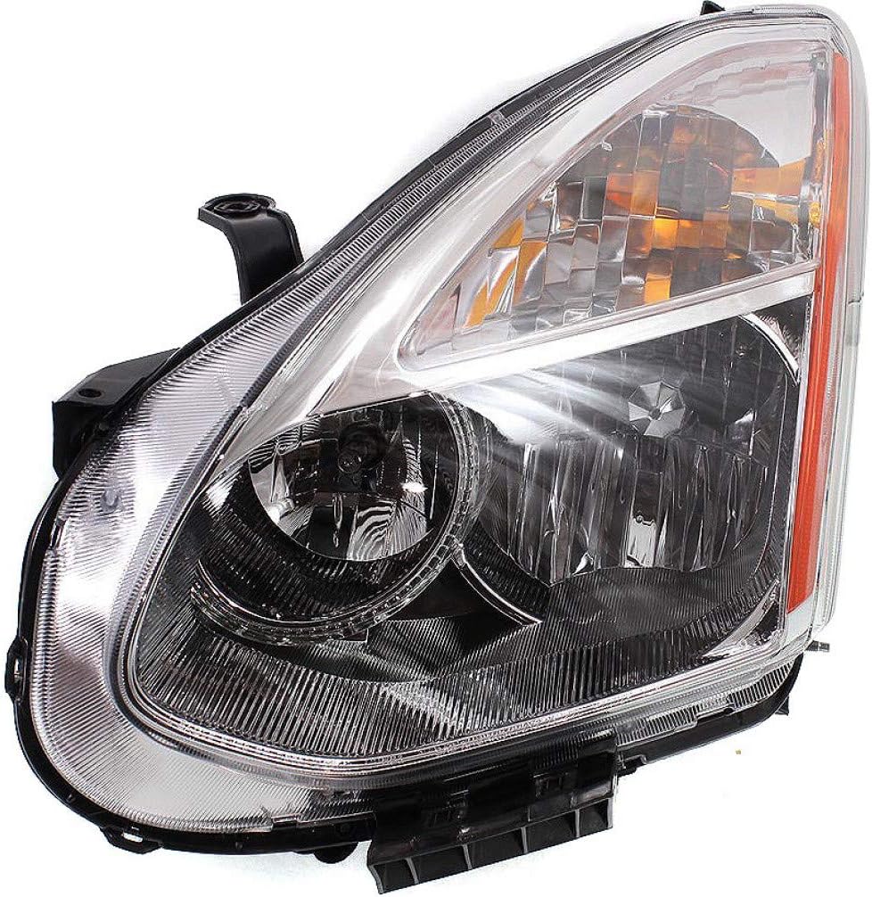Passenger Side Halogen Headlight Assembly for Nissan Rogue 08 S5479