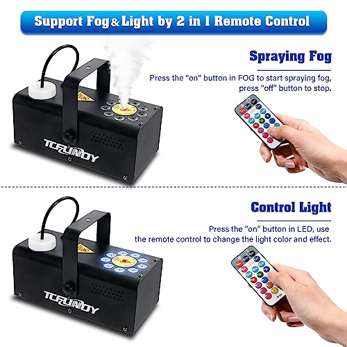 500W Fog Machine with 9 LED Lights G381