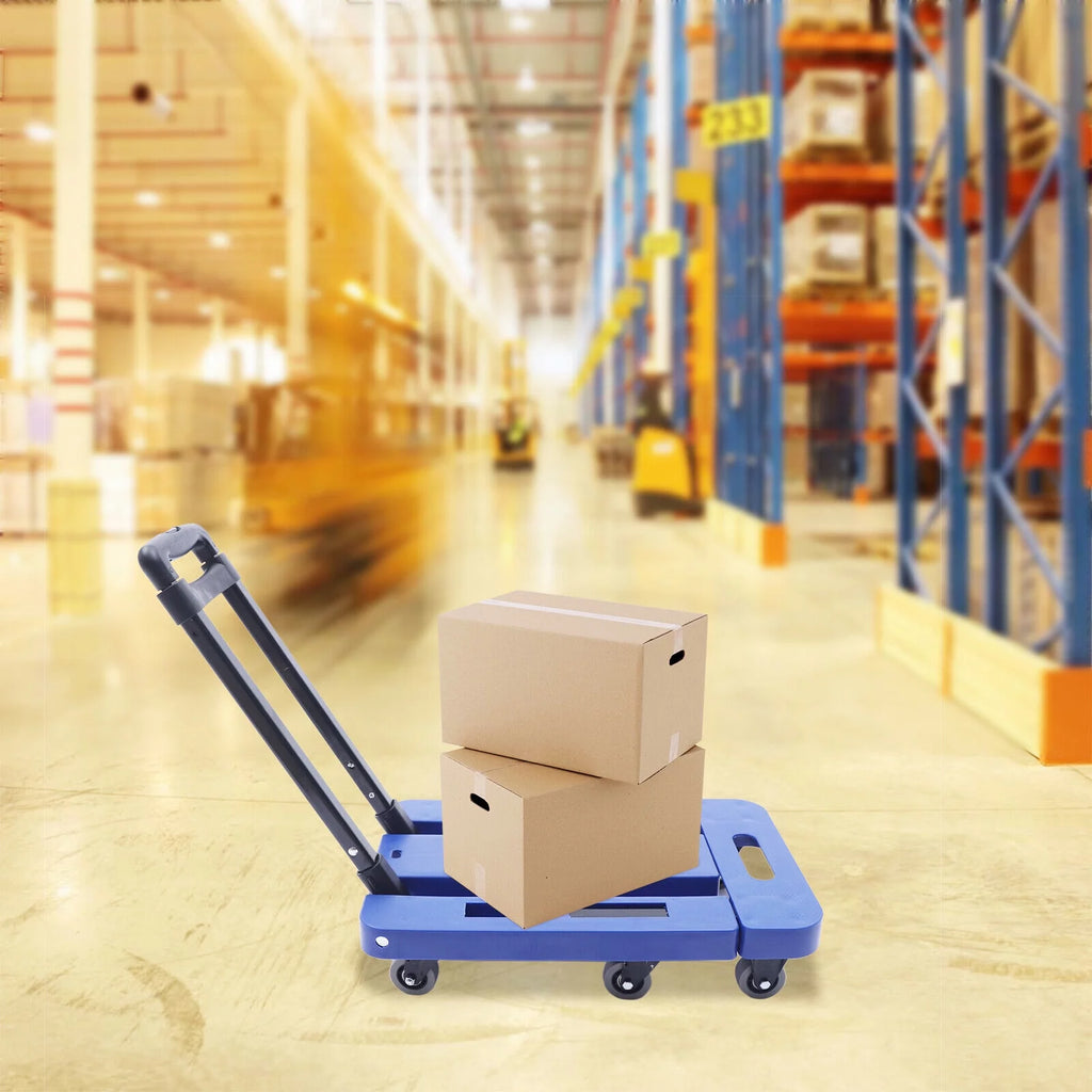 Folding Dolly Trolley with 6 Wheels D518