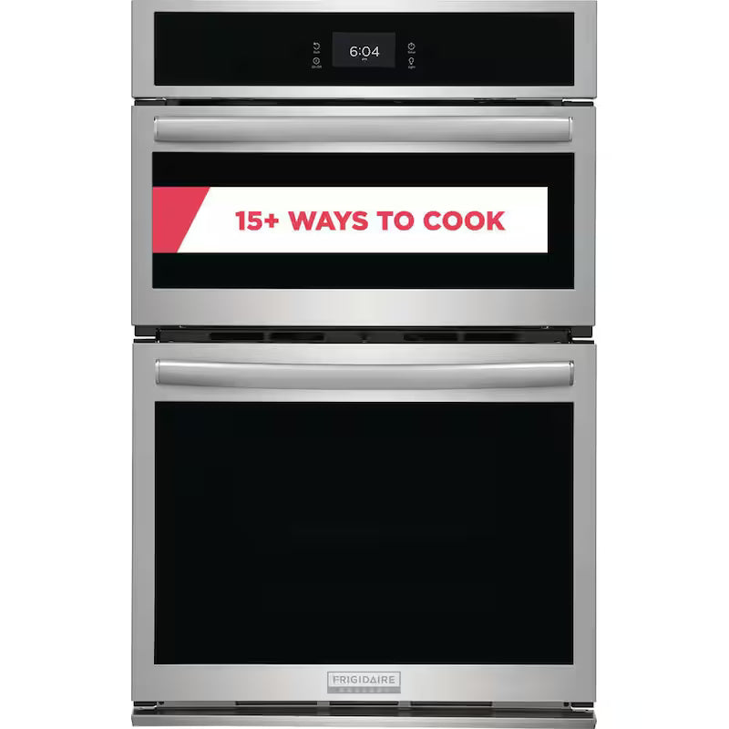 27 in. Electric Built-In Wall Oven and Microwave Combination with Total Convection in Stainless Steel S257355