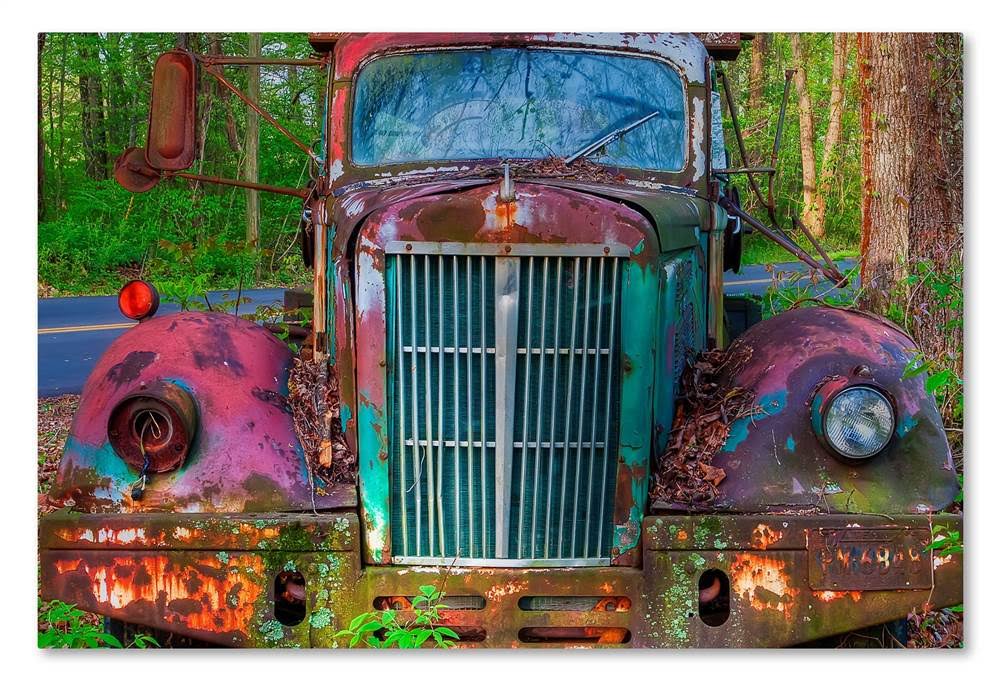 Bob Rouse Tow Truck Front Canvas K1381
