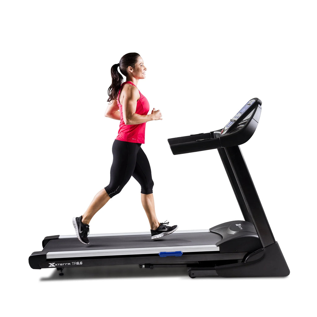 Folding Treadmill with Heart Rate Chest Strap O6610