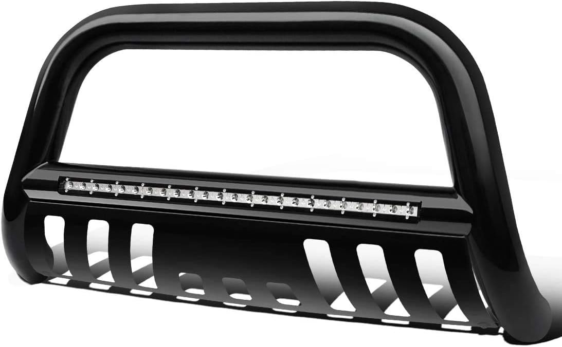Stainless Chrome Bull Bar with Skid Plate P5653