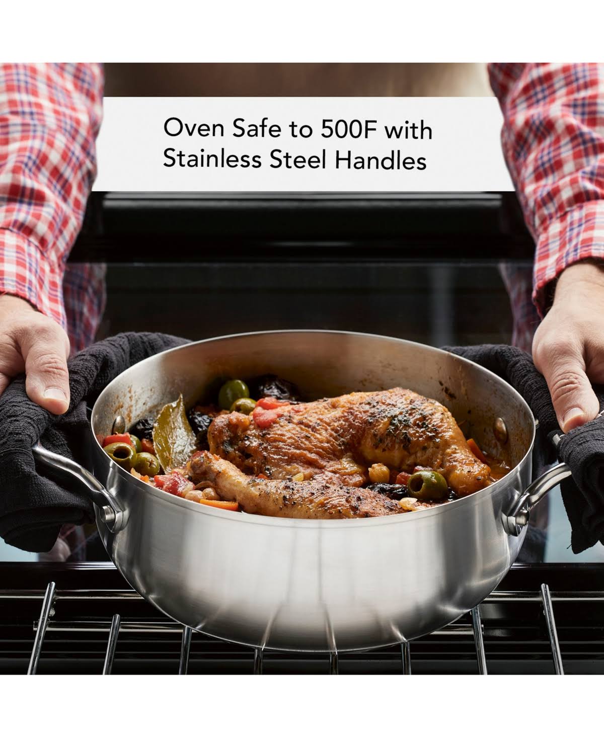 Stainless Steel 4qt Casserole with Lid T2529