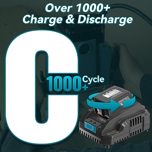 2-Pack 6.0Ah Lithium-ion Battery Compatible with Makita 18V D547106