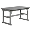 Acacia Wood Extendable Outdoor Dining Table J220