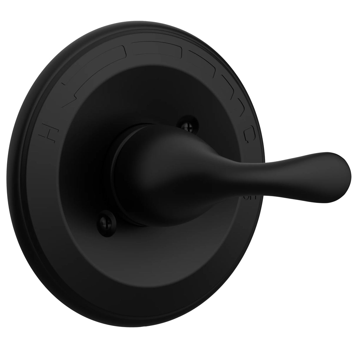 Matte Black Single-Function Shower Valve Trim Kit H7368
