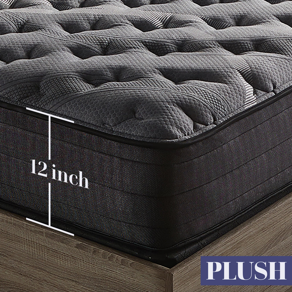 12 inch Plush Hybrid Mattress Twin S605459