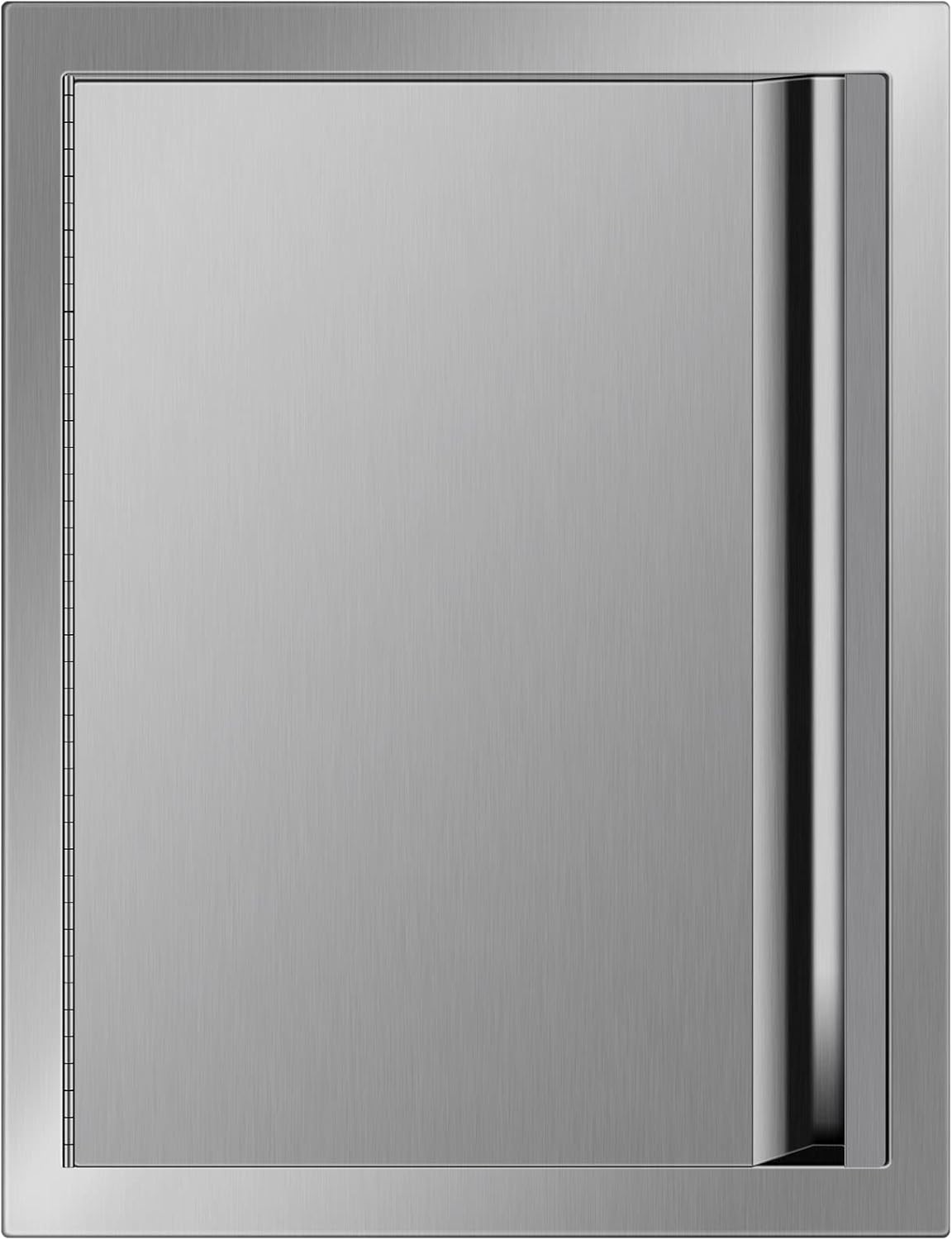 Double BBQ Access Door Stainless Steel with Recessed Handle W3076