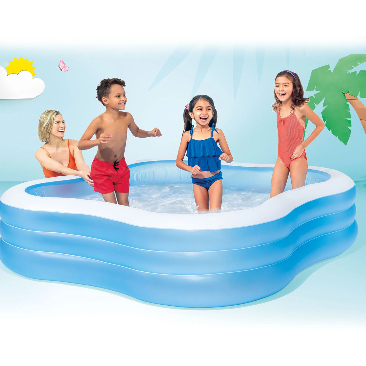 Inflatable Family Pool O8108