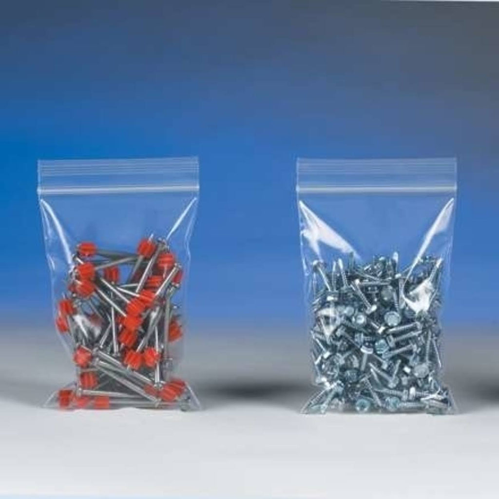 Reclosable 4 Mil Poly Bags 14x22 x 16x22 Clear 500/Case G572