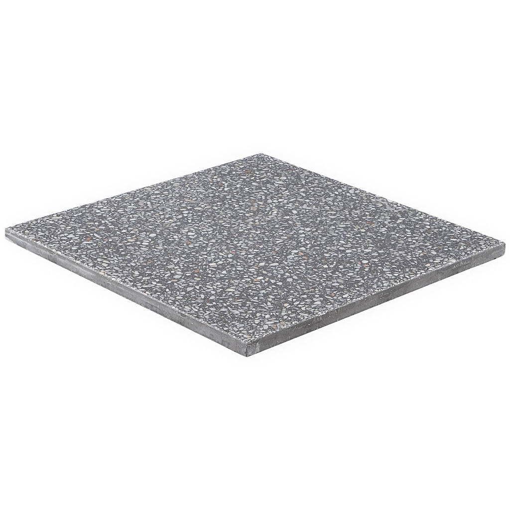 Gray 16 in. x 16 in. Polished Cement Square Floor and Wall Tile V53154