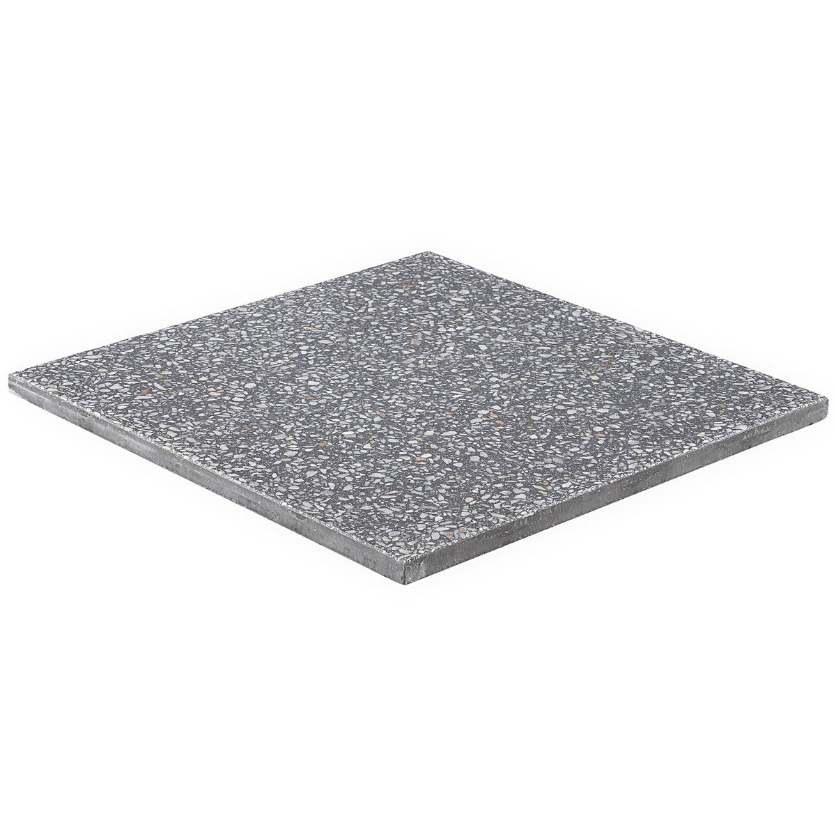 Gray 16 in. x 16 in. Polished Cement Square Floor and Wall Tile V53154