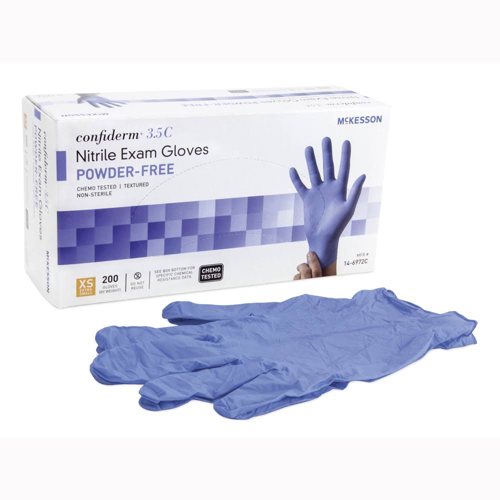 Nitrile Exam Glove X-Small, 2000 per Case E6308