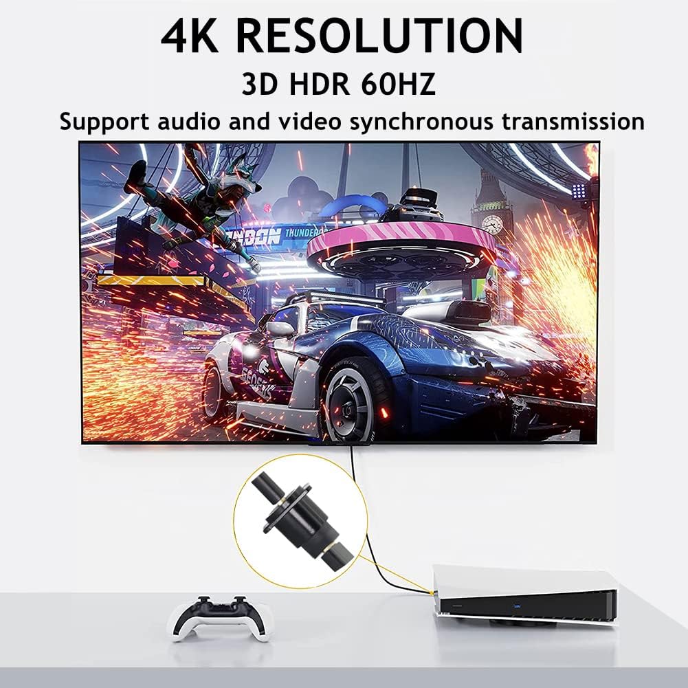 HDMI Panel Mount Coupler, Female to Female 4K Adapter, Bulkhead Extension with Cap, Pack of 2 E807952