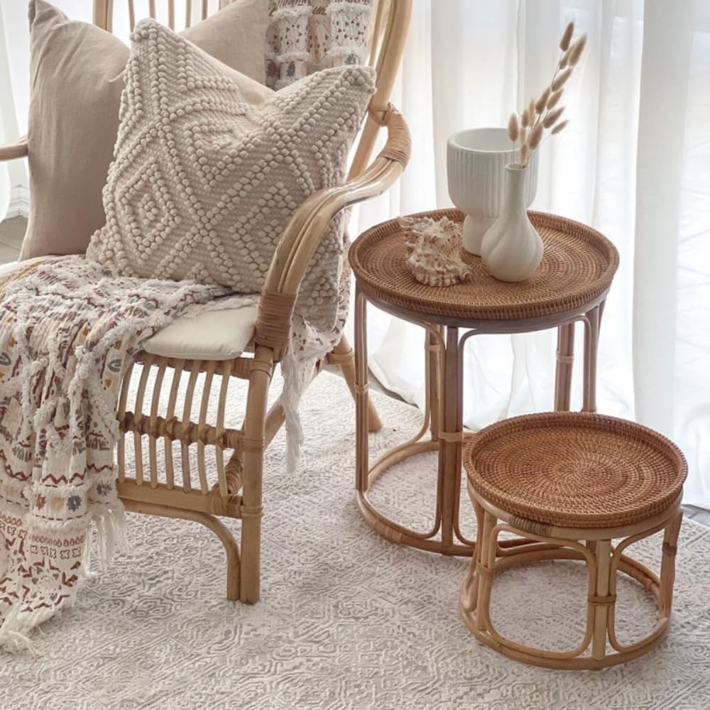 Rattan Side Table Set M173708