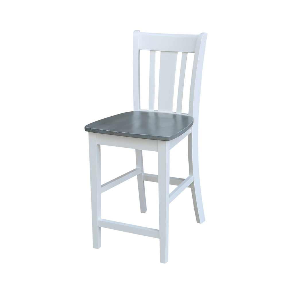 30 in. Round Pedestal Gathering Height Table with 2 Counter Height Stools I1588