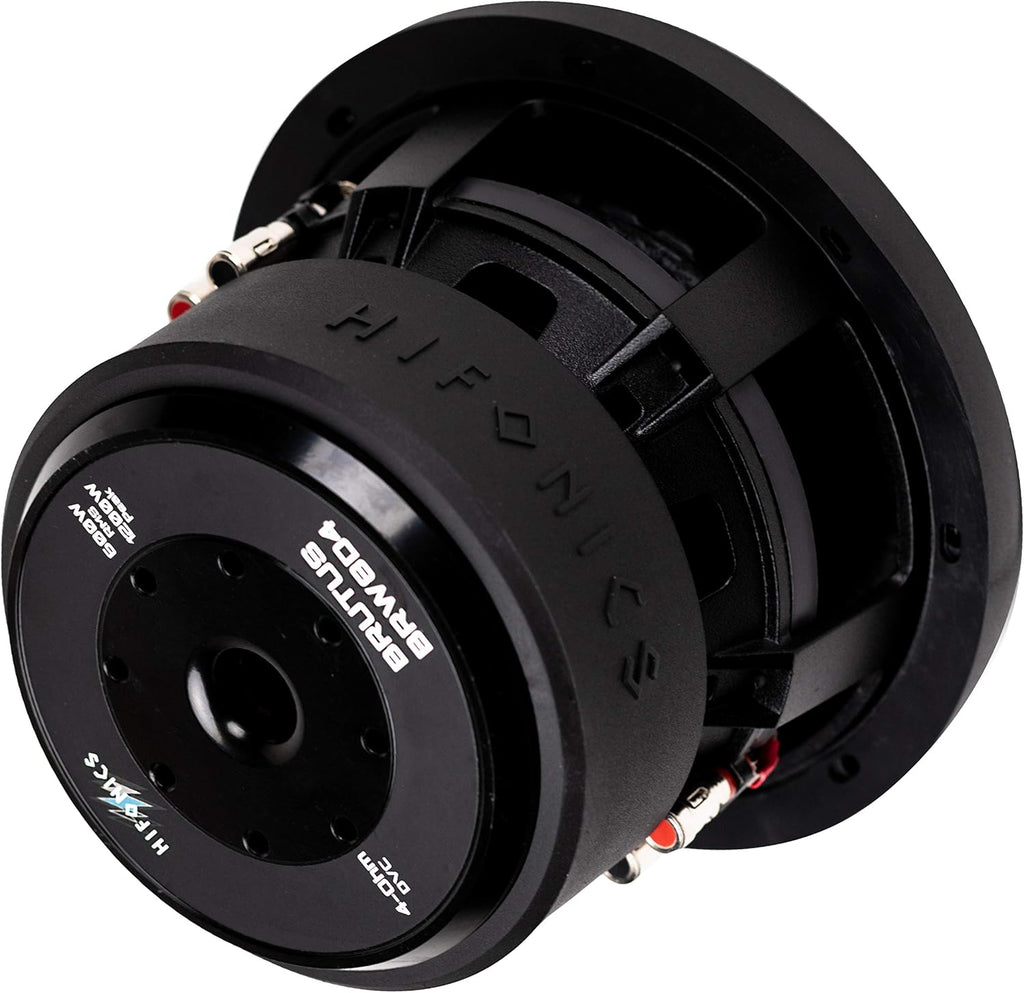 2 x 8 Inch Dual 4 Ohm Car Audio Subwoofer with Aluminum Die-Cast Basket C90188