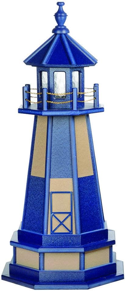 Decorative Lighthouse with Base Wood E16995