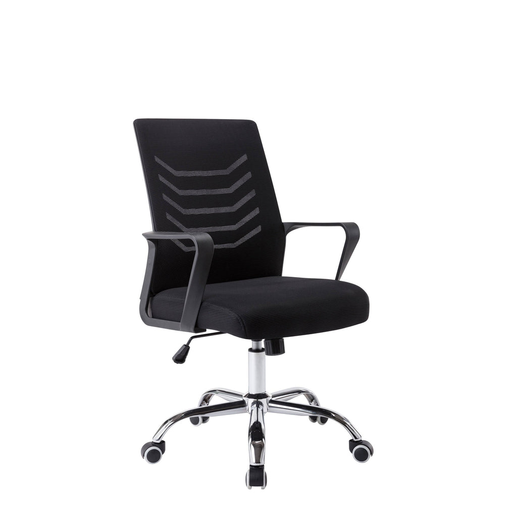 Adjustable Swivel Office Chair Black M348