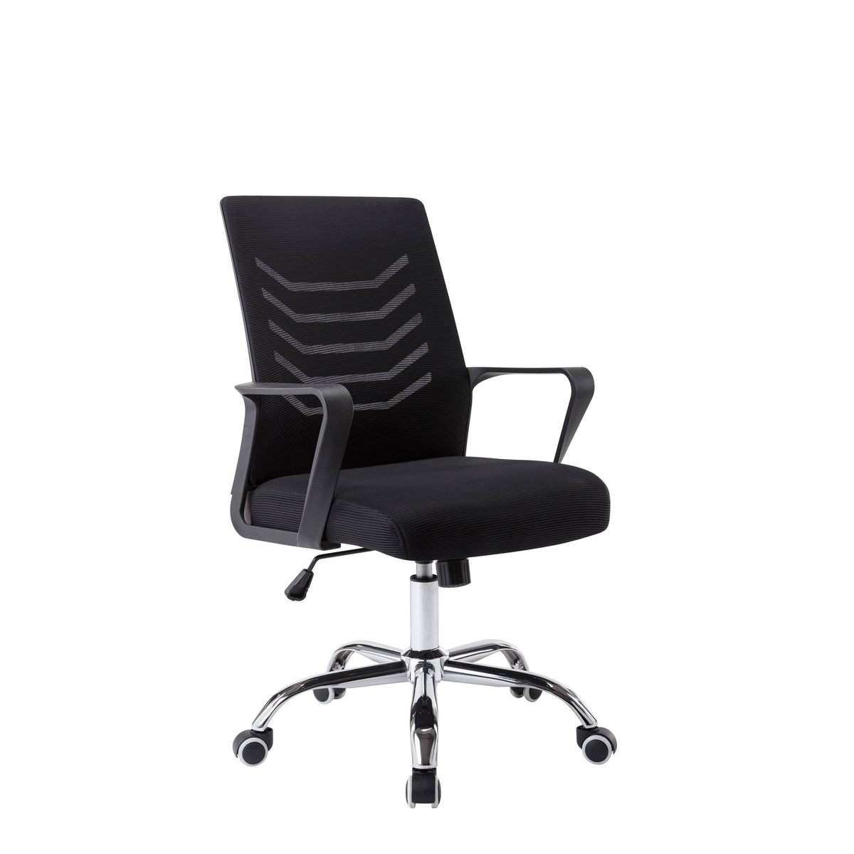 Adjustable Swivel Office Chair Black M348