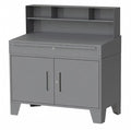 Cabinet, 54"x36"x29", Charcoal Gray, Non-Mobile C820807