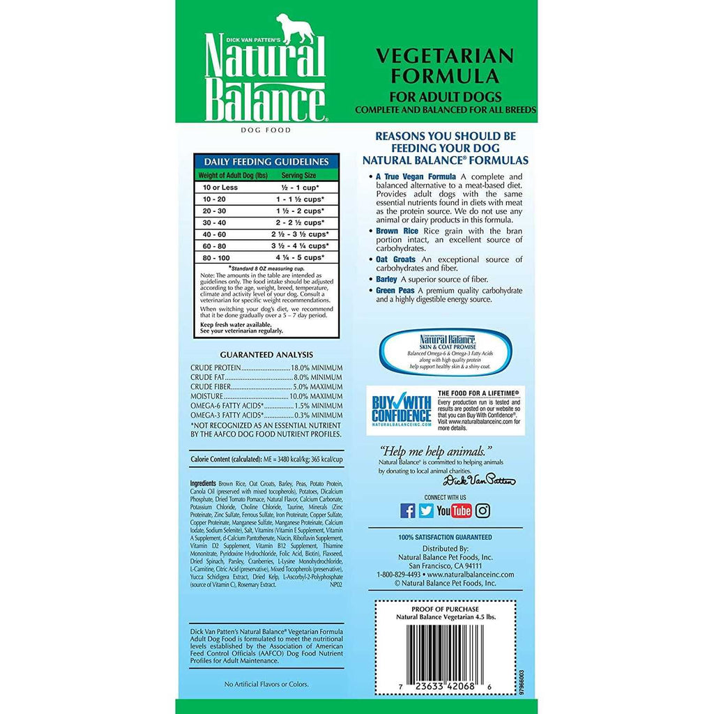 Limited Ingredient Vegetarian Recipe Dry Dog Food R422