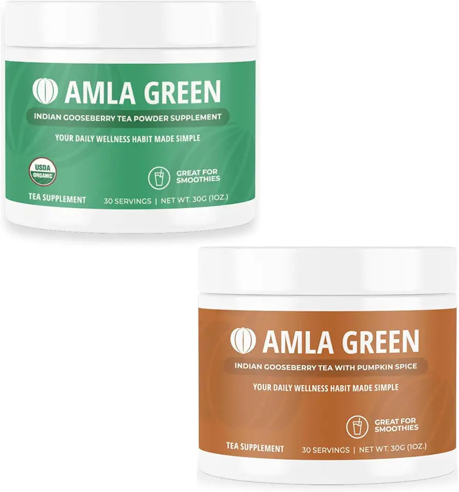 Organic Vegan Amla Powder & Green Tea Supplement B503902