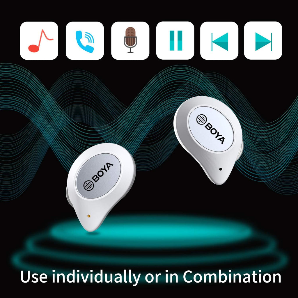 White Pack of 2 Wireless Earbuds E730