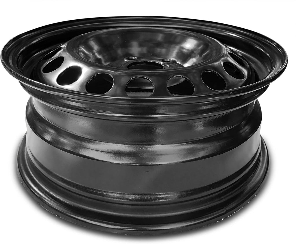 Black 15 Inch 5 Lug Steel Rim O70807