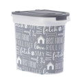 Grey Pet Food Storage Container with Wheels G452813