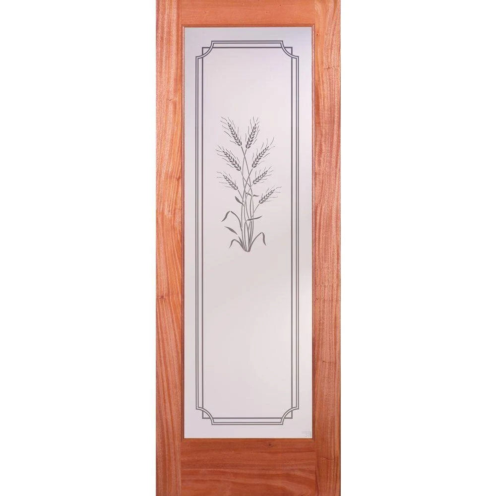 Unfinished Mahogany Interior Door Slab B83638