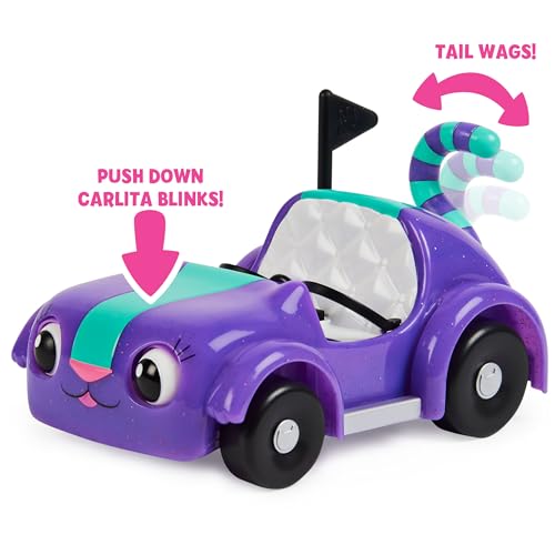 Carlita Toy Car with Pandy Paws Collectible Figure and 2 Accessories H420