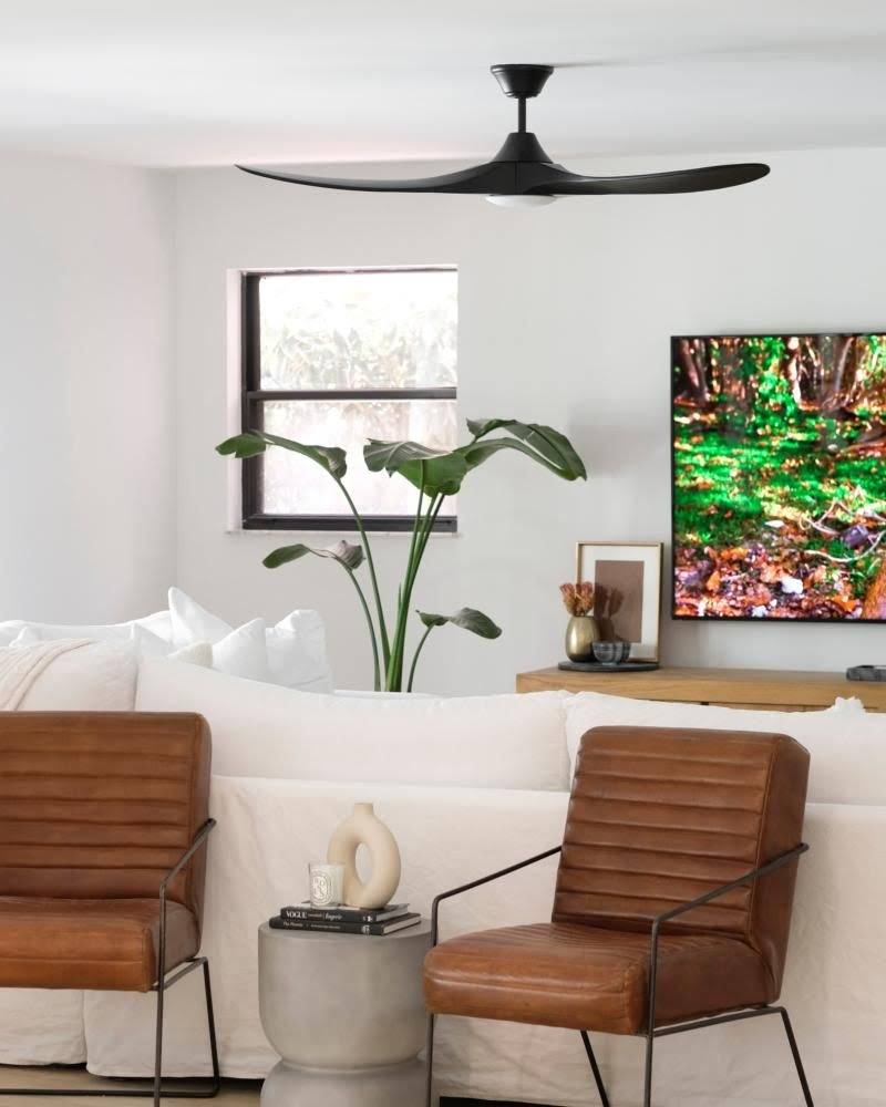 Brushed Steel LED Ceiling Fan F917116