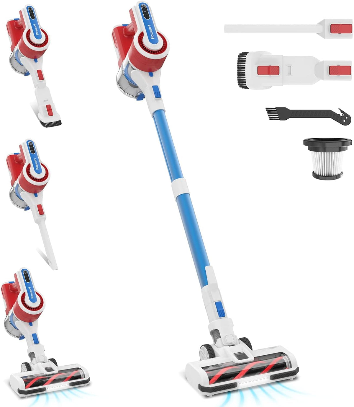 Cordless Stick Vacuum Cleaner 350W Lightweight 6-in-1 G765320