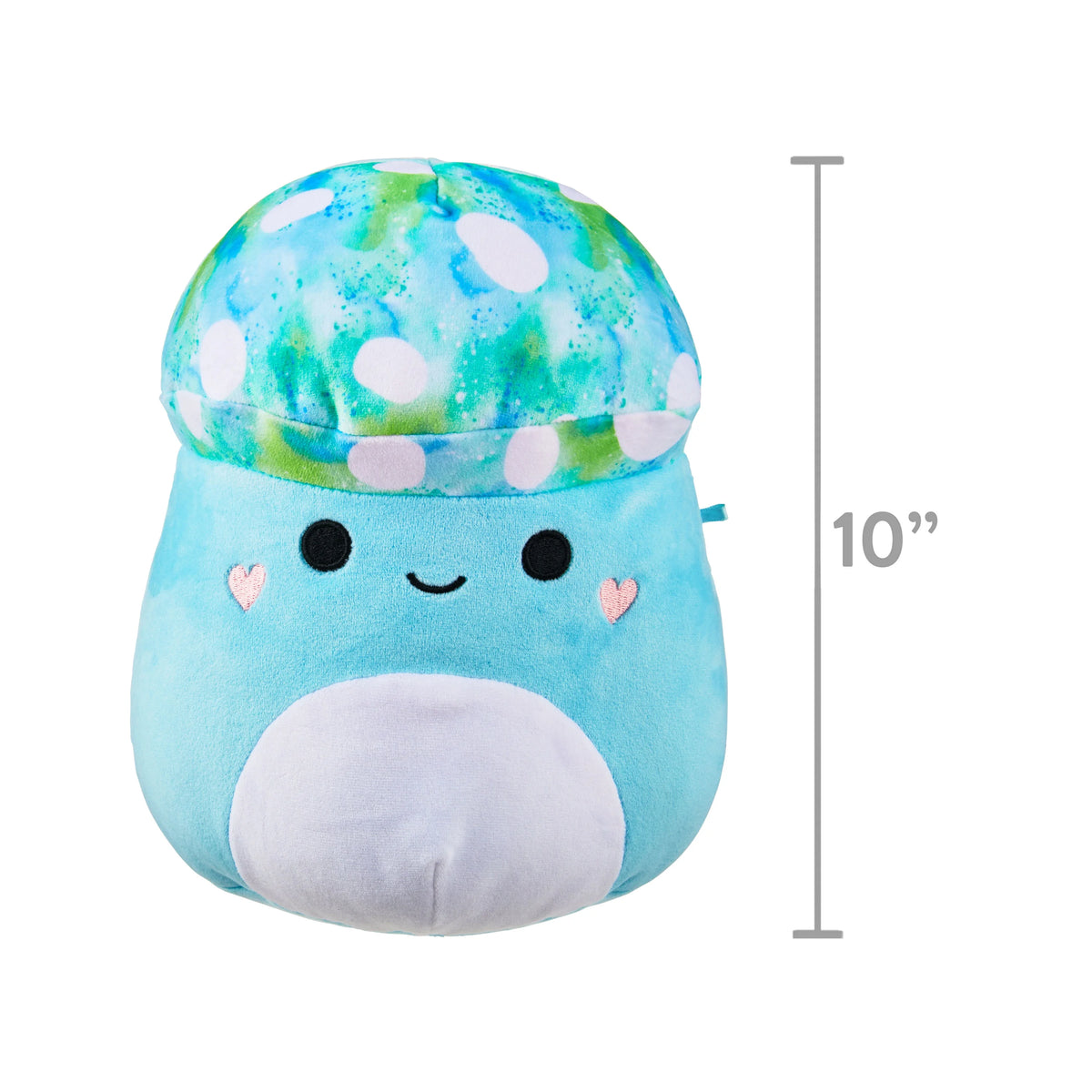 Teal Tie Dye Mushroom Plush Toy L8162